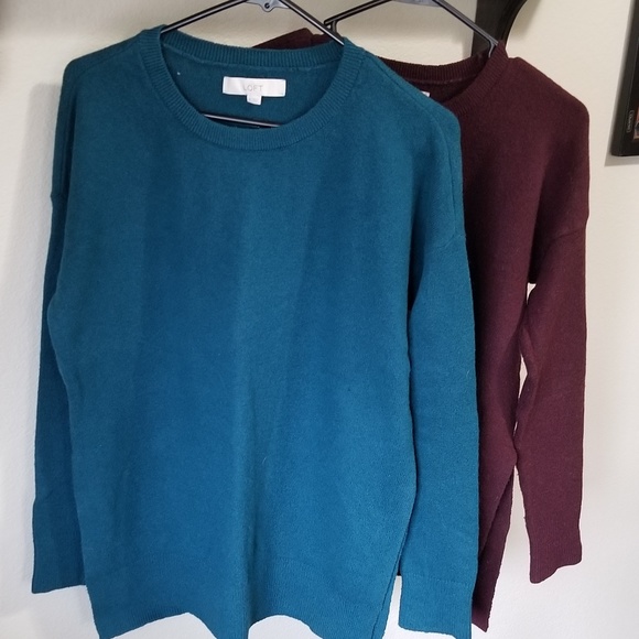 LOFT Sweaters - Set of 2 Tunic Length Loft Sweaters